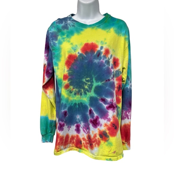 Tops - Tie-dyed long-sleeved tee size medium